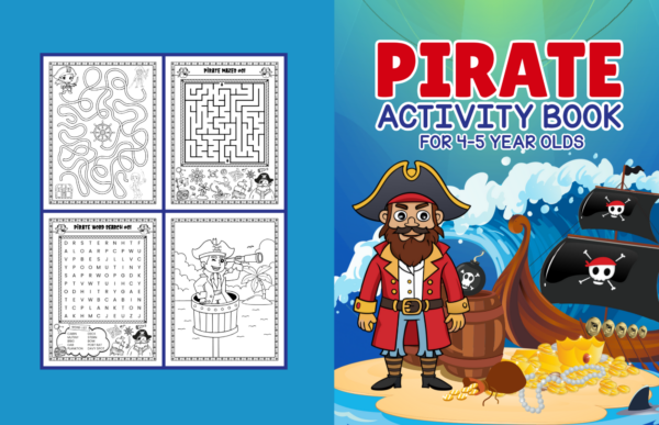 Pirate Activity Book for ages 4-5