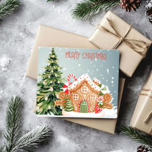 Gingerbread House Christmas Card