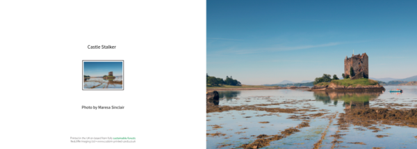 Castle Stalker Greeting Card photo by Maresa Sinclair