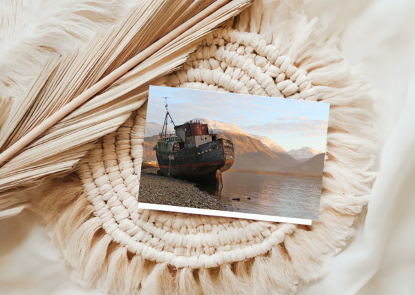 The Corpach Wreck Greeting Card photo by Maresa Sinclair