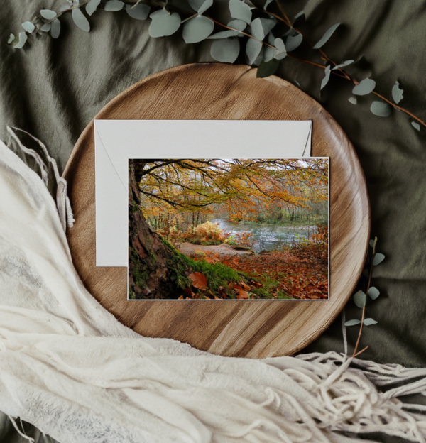 River Coe in Autumn Greeting Card