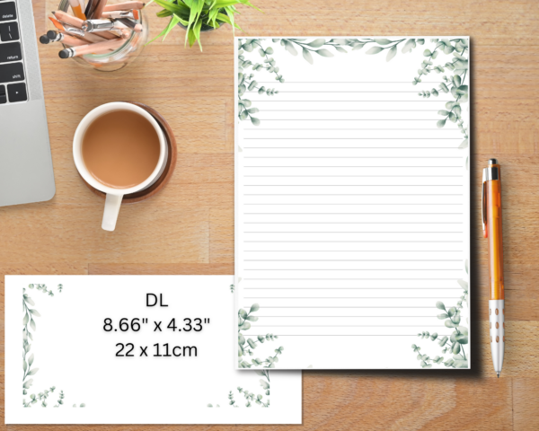 Our Eucalyptus themed Letter Writing Paper Sets are the ideal stationery to write beautiful, handwritten letters to those you care about.