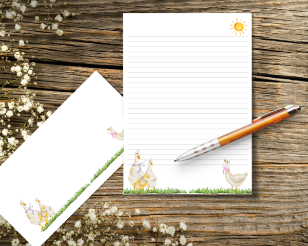 Ducks Letter Writing Paper Set