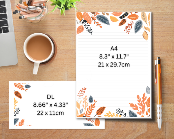 Autumn Leaves Letter Writing Set