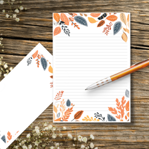 Autumn Leaves Letter Writing Set