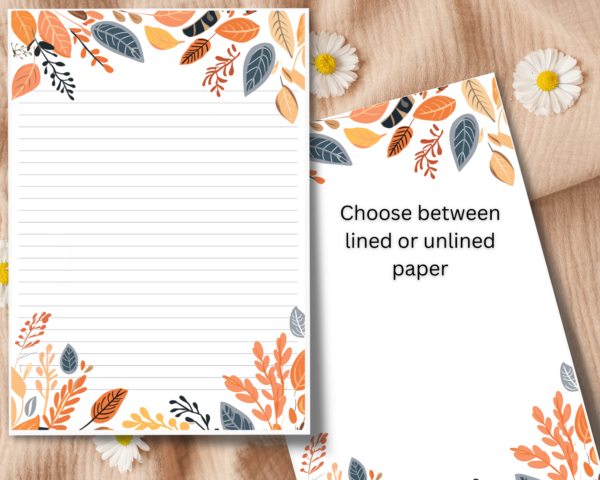 Autumn Leaves Letter Writing Set