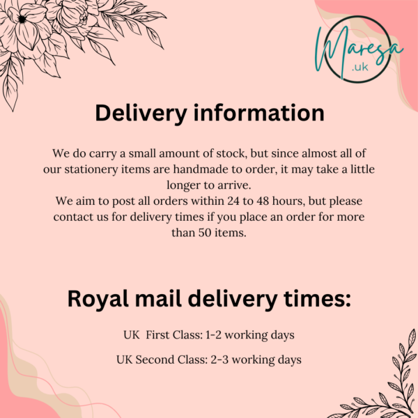 Delivery information for Maresa.uk